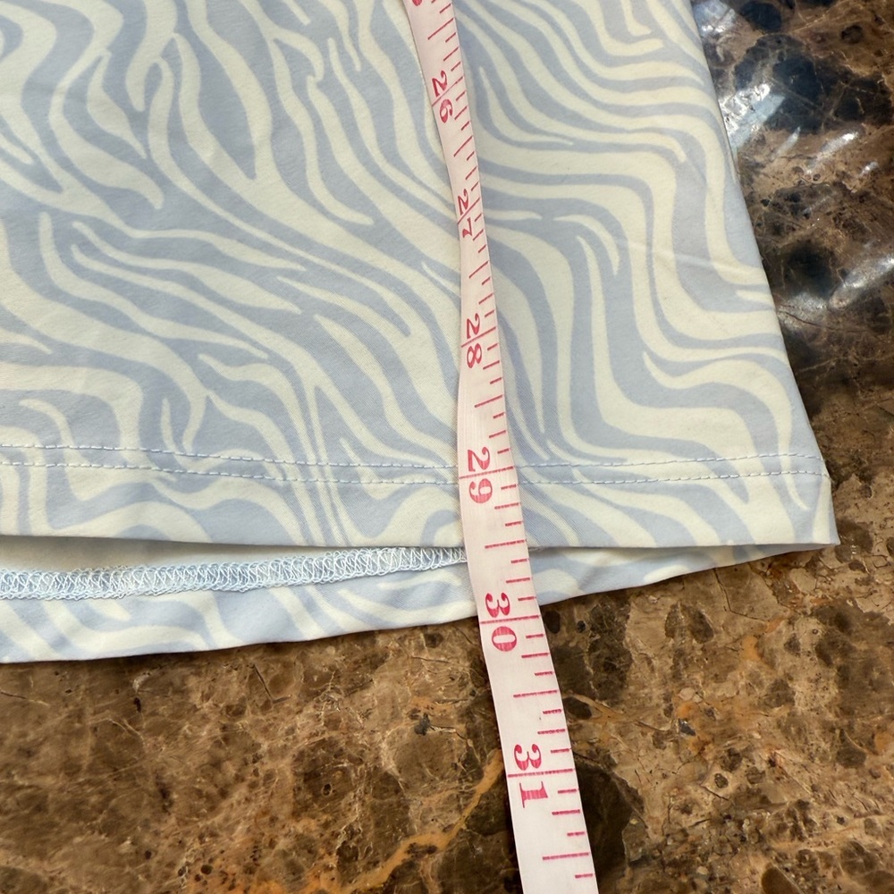 Abercrombie & Fitch Women’s White and Blue Slip Dress Size XS - Picture 4 of 8